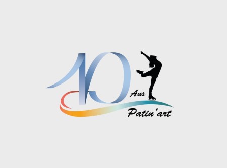 Logo sur-mesure 10 ans Patin'Art