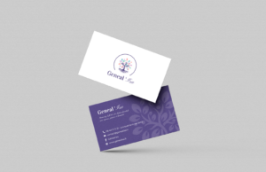 carte de visite, support print
