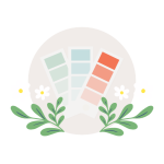 Création identité visuelle, palette de couleurs